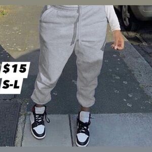 Gray Jogger Sweatpants